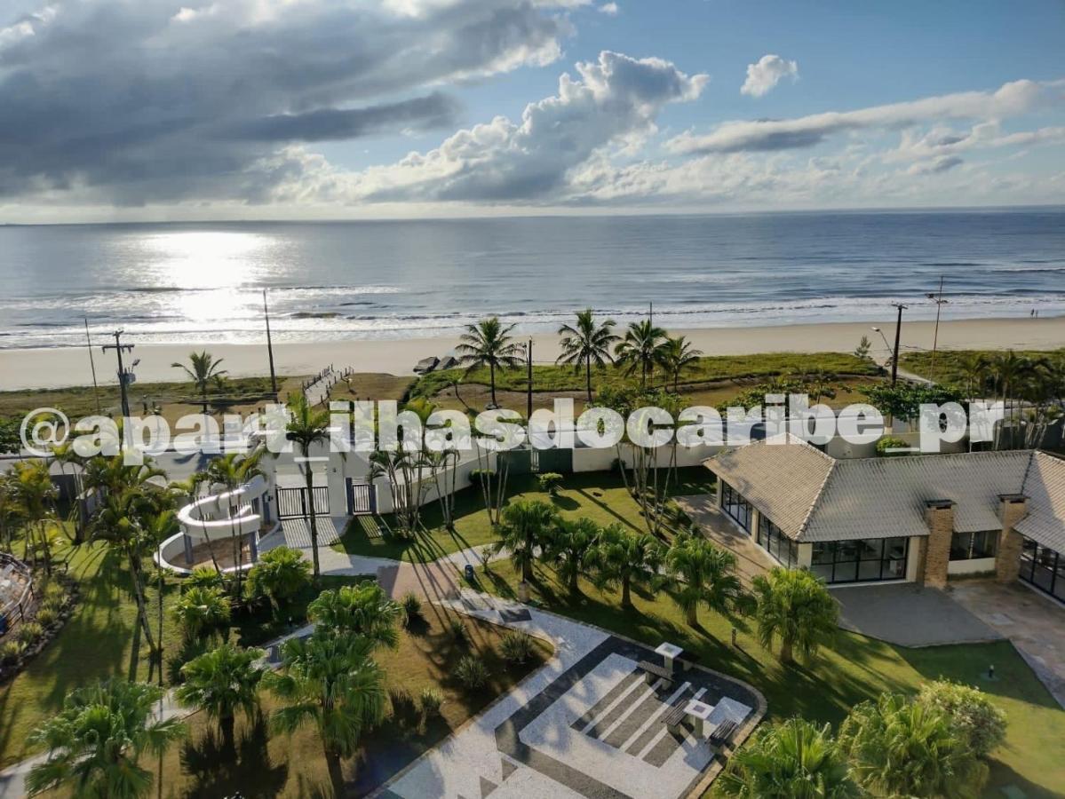 Apto Cond Ilhas Do Caribe - Pr - Beira Mar ماتينيوس المظهر الخارجي الصورة