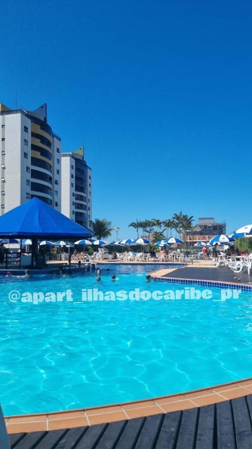 Apto Cond Ilhas Do Caribe - Pr - Beira Mar ماتينيوس المظهر الخارجي الصورة