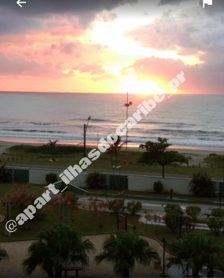 Apto Cond Ilhas Do Caribe - Pr - Beira Mar ماتينيوس المظهر الخارجي الصورة