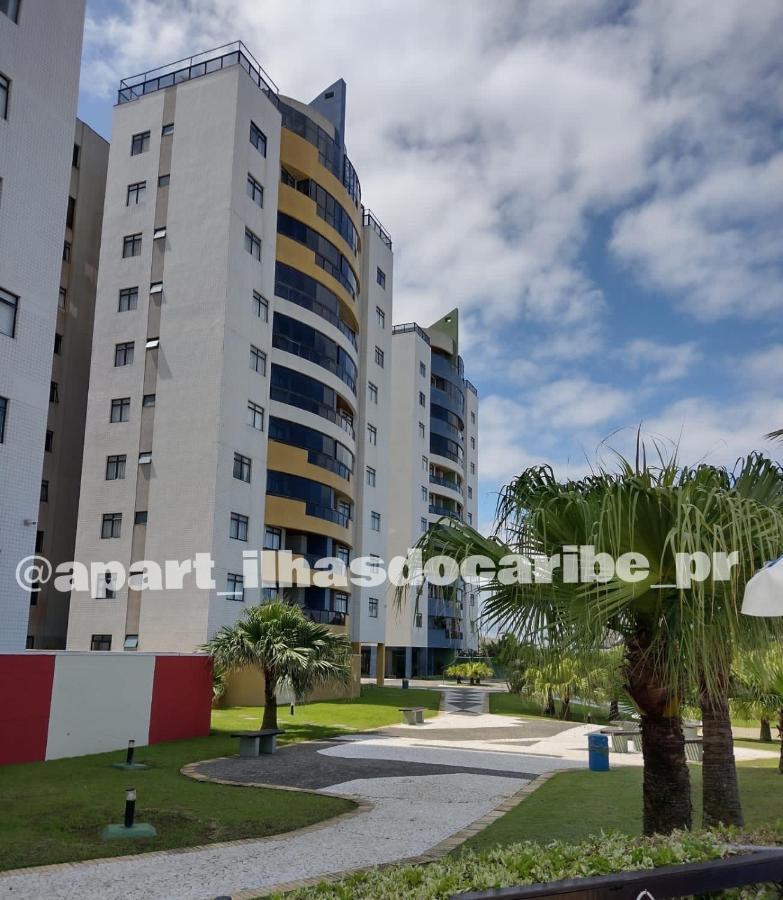 Apto Cond Ilhas Do Caribe - Pr - Beira Mar ماتينيوس المظهر الخارجي الصورة