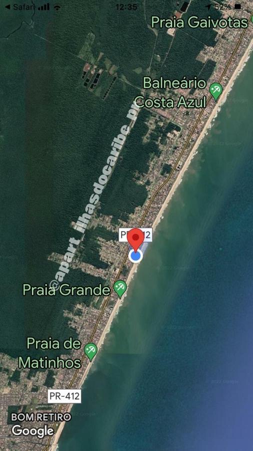 Apto Cond Ilhas Do Caribe - Pr - Beira Mar ماتينيوس المظهر الخارجي الصورة