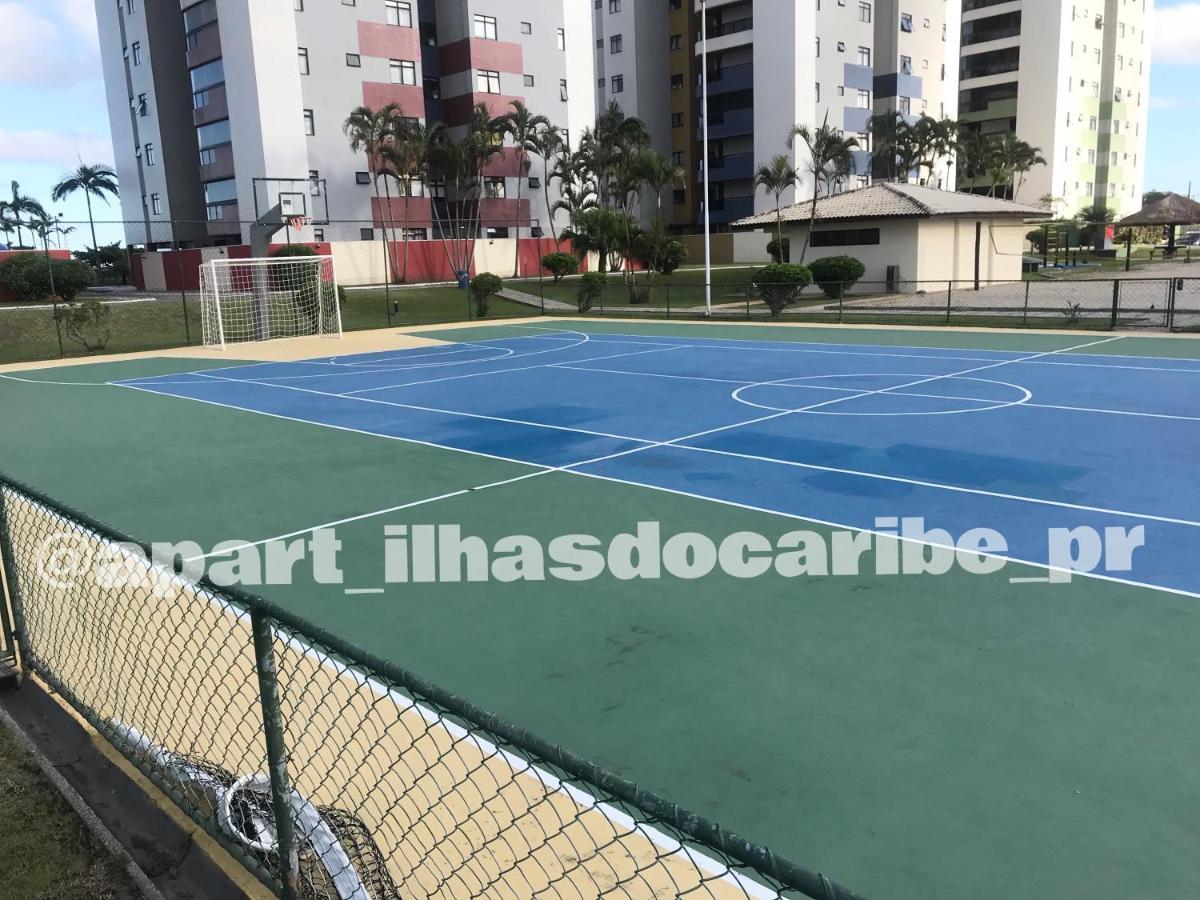 Apto Cond Ilhas Do Caribe - Pr - Beira Mar ماتينيوس المظهر الخارجي الصورة