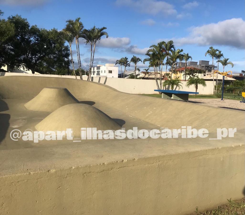 Apto Cond Ilhas Do Caribe - Pr - Beira Mar ماتينيوس المظهر الخارجي الصورة