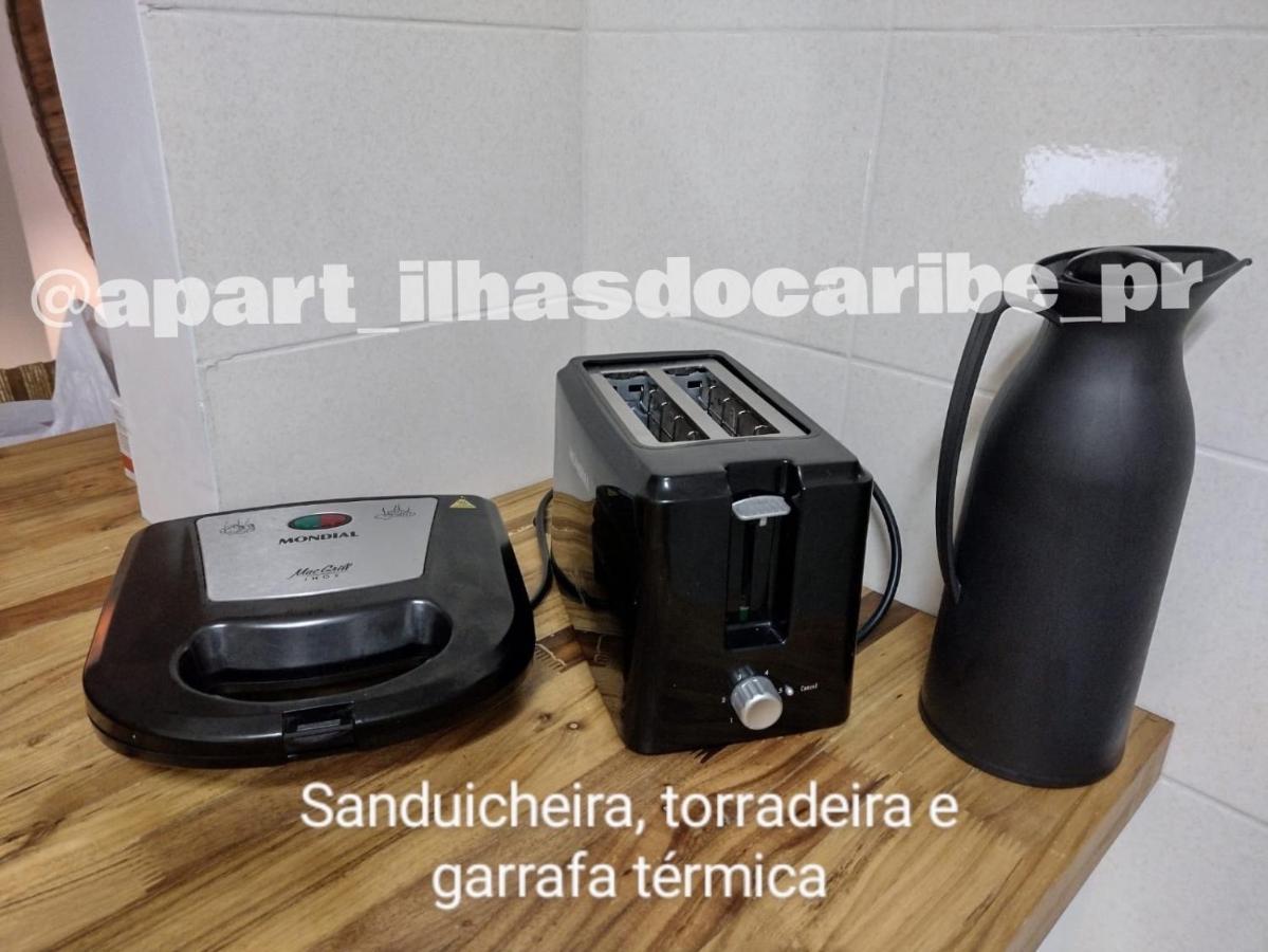 Apto Cond Ilhas Do Caribe - Pr - Beira Mar ماتينيوس المظهر الخارجي الصورة