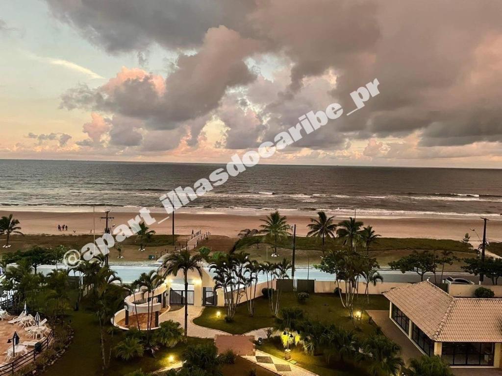 Apto Cond Ilhas Do Caribe - Pr - Beira Mar ماتينيوس المظهر الخارجي الصورة