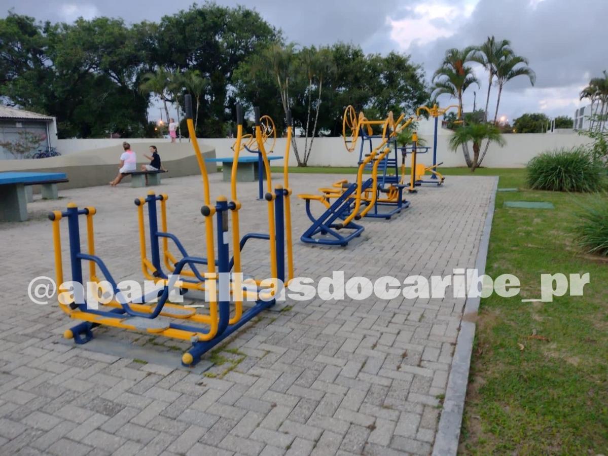 Apto Cond Ilhas Do Caribe - Pr - Beira Mar ماتينيوس المظهر الخارجي الصورة