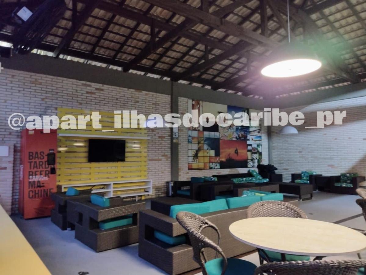 Apto Cond Ilhas Do Caribe - Pr - Beira Mar ماتينيوس المظهر الخارجي الصورة