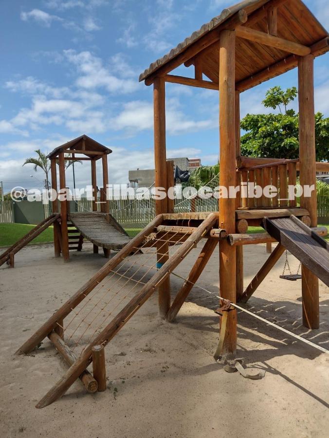 Apto Cond Ilhas Do Caribe - Pr - Beira Mar ماتينيوس المظهر الخارجي الصورة