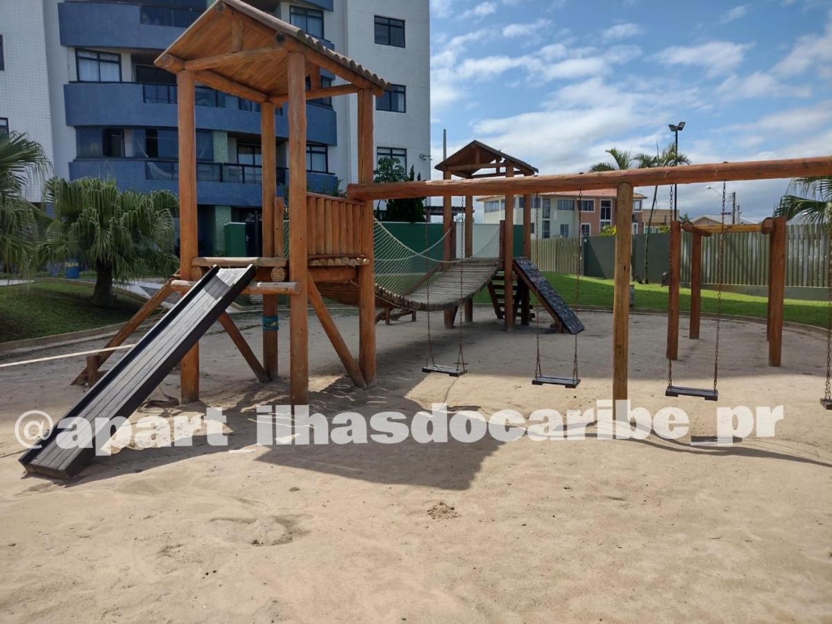Apto Cond Ilhas Do Caribe - Pr - Beira Mar ماتينيوس المظهر الخارجي الصورة